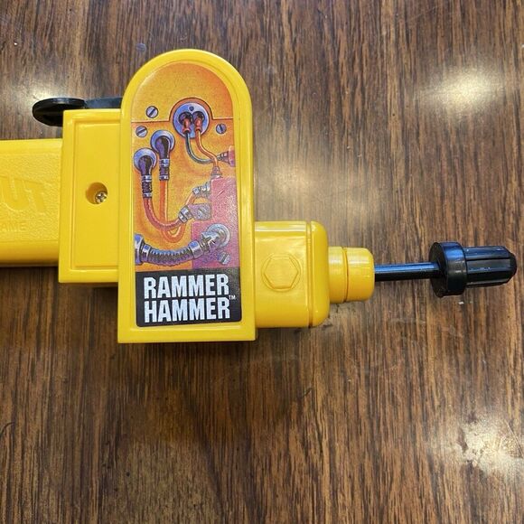 TESTED WORKS! Vintage 1991 KNOCKOUT Replacement Rammer Hammer Milton Bradley - Picture 2 of 6